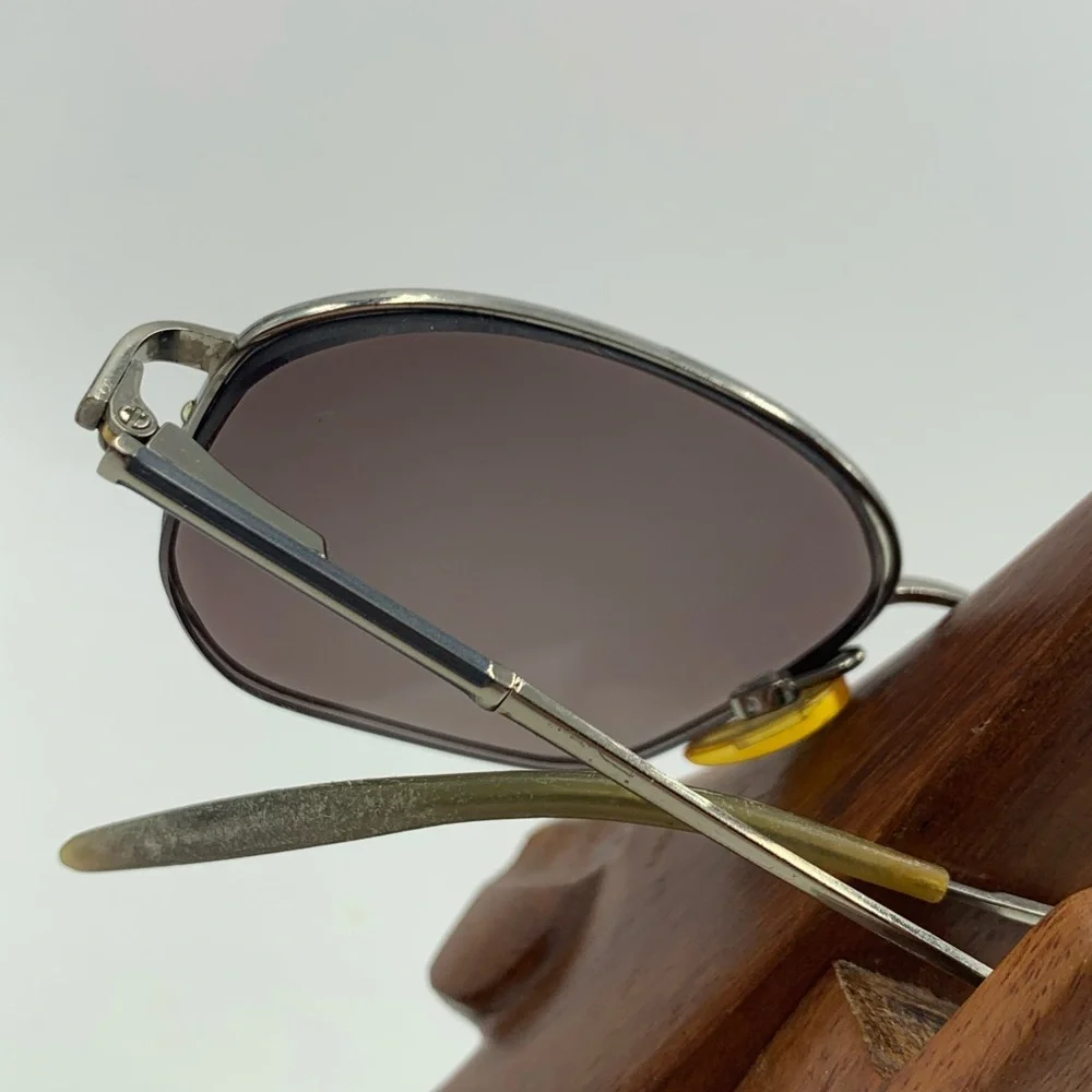Vintage Charmant C8149 Silver Oval Sunglasses
